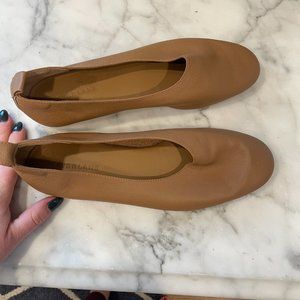 Everlane Leather Nude Flat